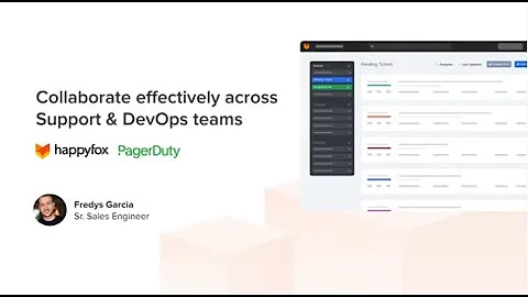 PD Summit21: Collaborate Across Support and DevOps Teams with HappyFox & PagerDuty