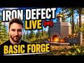I Finished the Basic Forge System - Iron Defect LIVE