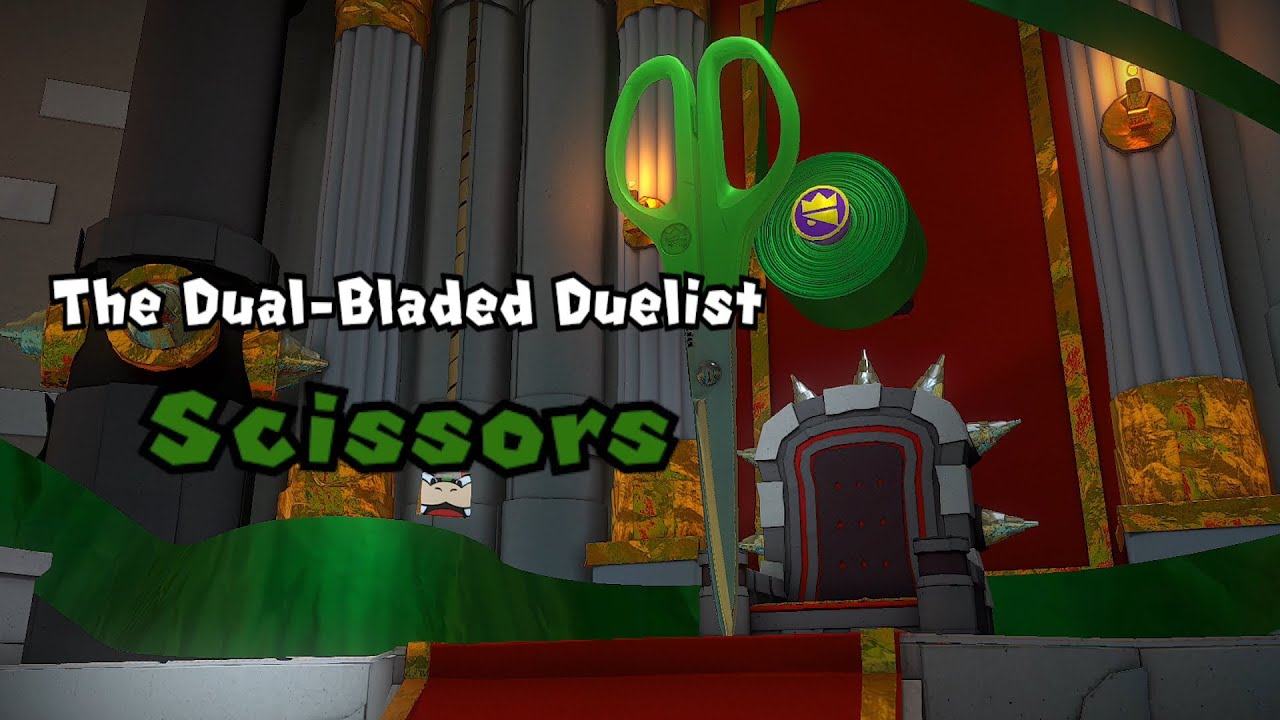 Scissors Boss Paper Mario The Origami King Chapter 5 Green Streamer