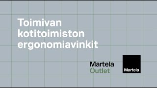 Toimivan kotitoimiston ergonomiavinkit