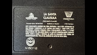 The Santa Clause Mexican VHS Opening (Disney) 1996 60FPS