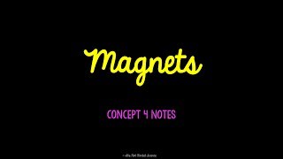 (OLD) Unit 4 Electricity and Magnetism Magnets Notes
