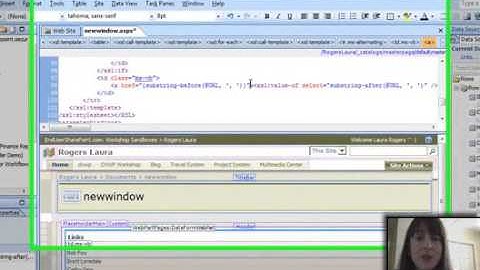 Data View Web Part: Link in New Window