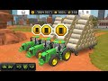 Fs 18 Making &amp; Selling Round Straw Bales! Farming Simulator 18 Gameplay l Timelapse #fs18 