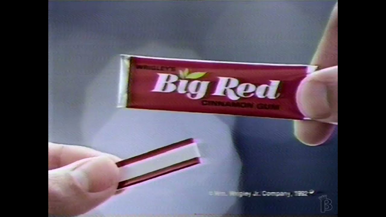 Big Red Gum Commercial 1992 (With the song) YouTube