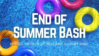 END OF SUMMER BASH 2022