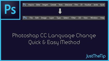 Adobe Photoshop CC 2017 | Changing Language to English