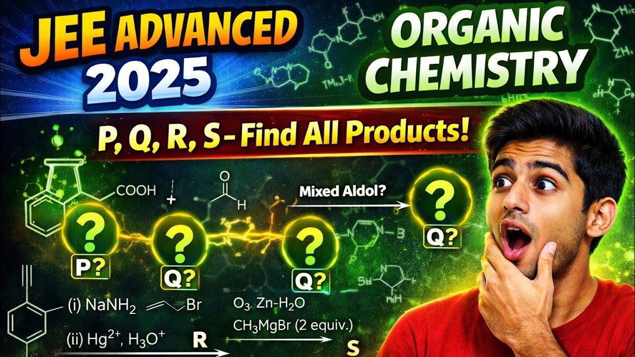 Jee Adv 2025 organic chemistry question 