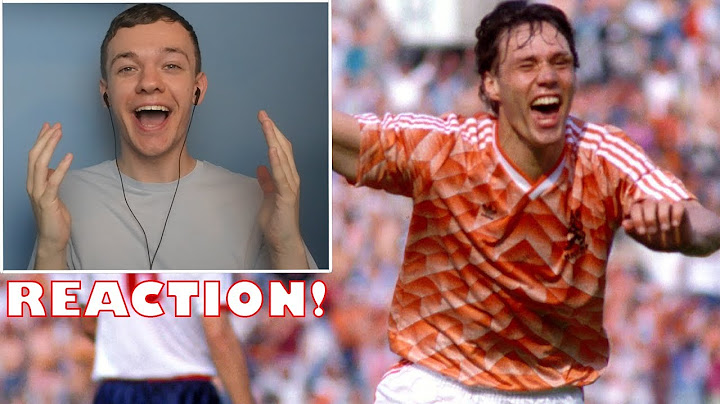 THE BEST STRIKER OF ALL TIME? Gen Zer Reacts To Marco van Basten For The First Time!