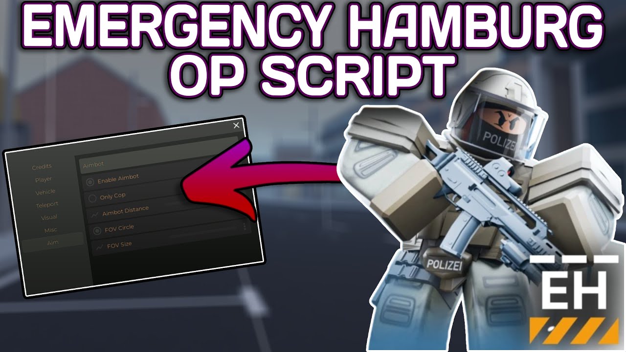 [NEW] Emergency Hamburg OP Script (2025) PASTEBIN - Aimbot | God Mode ...