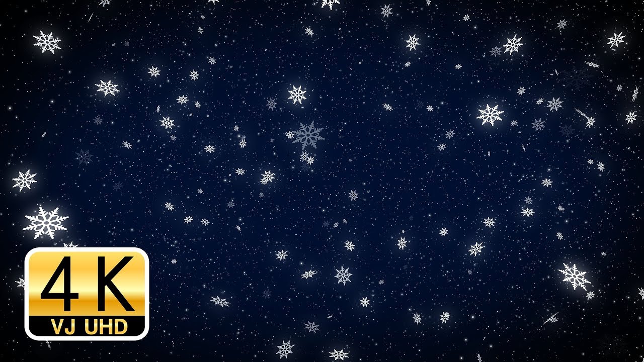 Vj Free 4k Uhd 冬 雪 クリスマス動画素材 フリー 無料 Vj素材 Motion Graphics Background 0053 Youtube