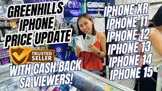 FULL PRICE LIST NG MGA IPHONES DITO SA TRUSTED SELLER SA GREENHILLS! IPHONE XR,11,12,13,14,15 APRIL