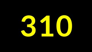 310 Seconds Countdown Timer With Sound Effect
