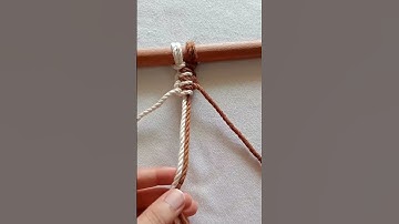 Easiest Macrame Diy Pattern (Full video on my channel)