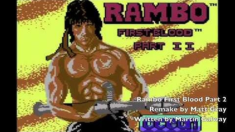 Matt Gray - Rambo First Blood Part 2 C64 Loader Remake