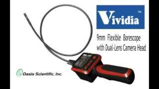 Vividia 9mm Flexible Inspection Camera with Dual-Camera Head
