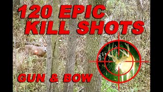 120 EPIC HUNTING KILL SHOTS!!! GUN AND BOW!