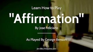 Learn to Play "Affirmation" on Guitar | Melody screenshot 3