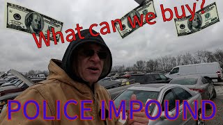 What can we buy for $500.00 at the Indianapolis police impound?