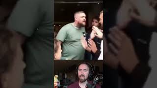 Man vs Vegans #asmongold #vegans #protest #meat #mcdonalds #angry