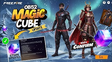Free Fire Ob52 Magic Cube Store Update || FF New Upcoming Magic Cube Bundle Konsa Aayega 14 January