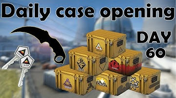 Opening A CS:GO Case everyday until I get a KNIFE! Day:60