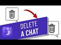 How to delete chat in Microsoft teams