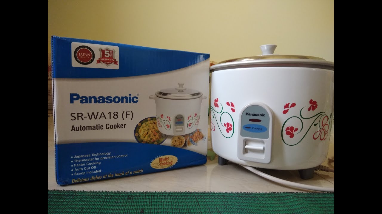Panasonic Rice Cooker Unboxing | SRWA18