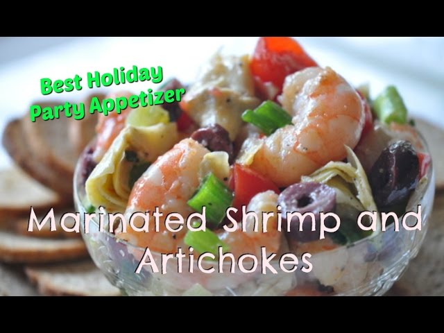 Best Easy Shrimp Appetizer Marinated Shrimp Recipe With Artichokes Youtube