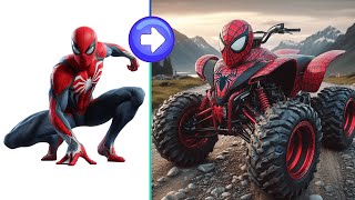 Superheroes but ATV Quad Bike (Marvel & DC)