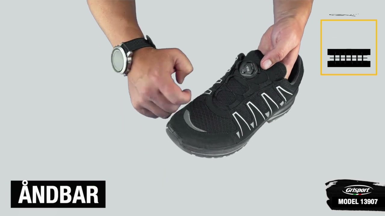 Grisport arbejdssko uden sikkerhed med BOA®