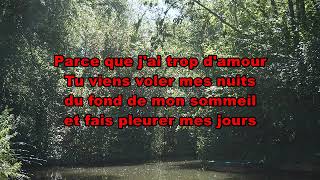 Video thumbnail of "Karaoké PARCE QUE S  Gainsbourg"