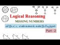 Logical Reasoning - Number series - Find Missing numbers - விடுபட்ட எண்களைக் கண்டறிதல் - Part 2