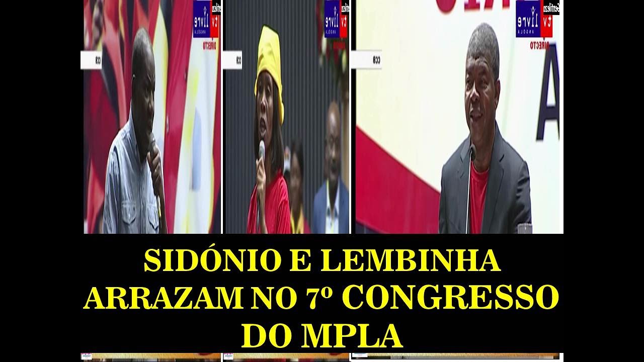 SIDÓNIO & LEMBINHA ARRASAM NO SÉTIMO CONGRESSO DO MPLA