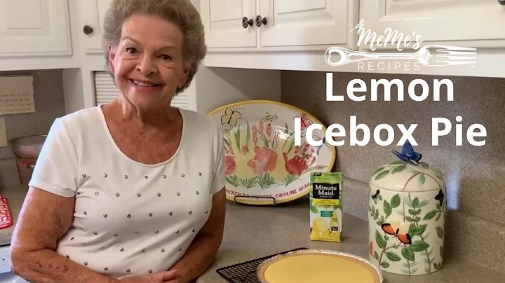 MeMe's Recipes | Lemon Icebox Pie