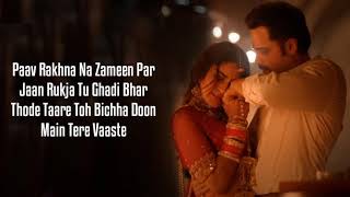 Video thumbnail of "AANKH UTHI MOHABBAT NE (LYRICS) | EMRAAN HASHMI | JUBIN NAUTIYAL | TANISHK B, MANOJ M | YUKTI T"