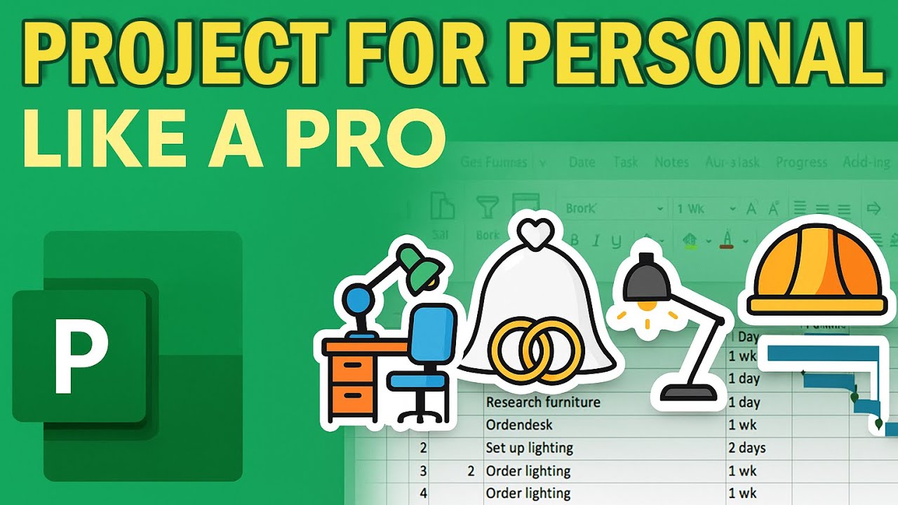 How To Use Microsoft Project for Personal Use YouTube