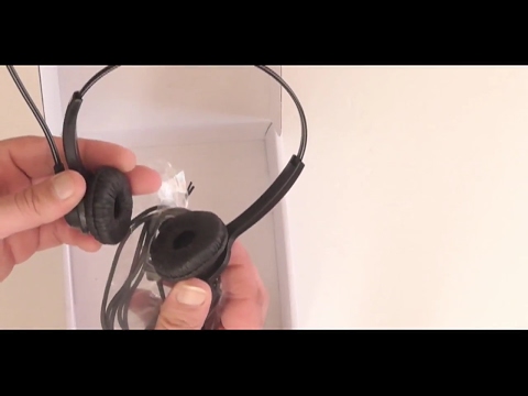 Executive Pro Overture Premium Binaural Noise Canceling Corded USB Headset