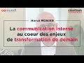 La communication interne au coeur des enjeux de transformation de demain