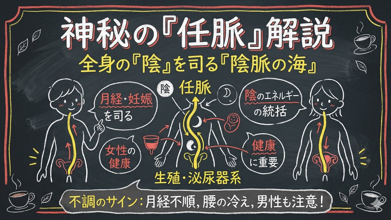 【西漢方薬店】陰脈の海「任脈」の正体 - YouTube