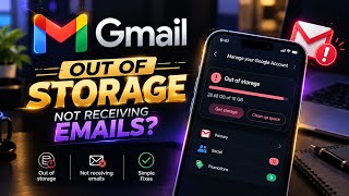 Gmail Storage Full Not Receiving Emails Fix It FREE! (2026)