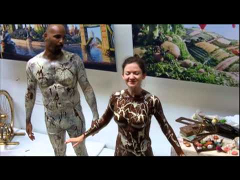 RRTV - Naomi Thompson is painted in Chocolate at T...