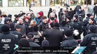 Nazi-Spuk Im Kopf Von Linken In Hamburg - Bpe-Kundgebung Hamburg