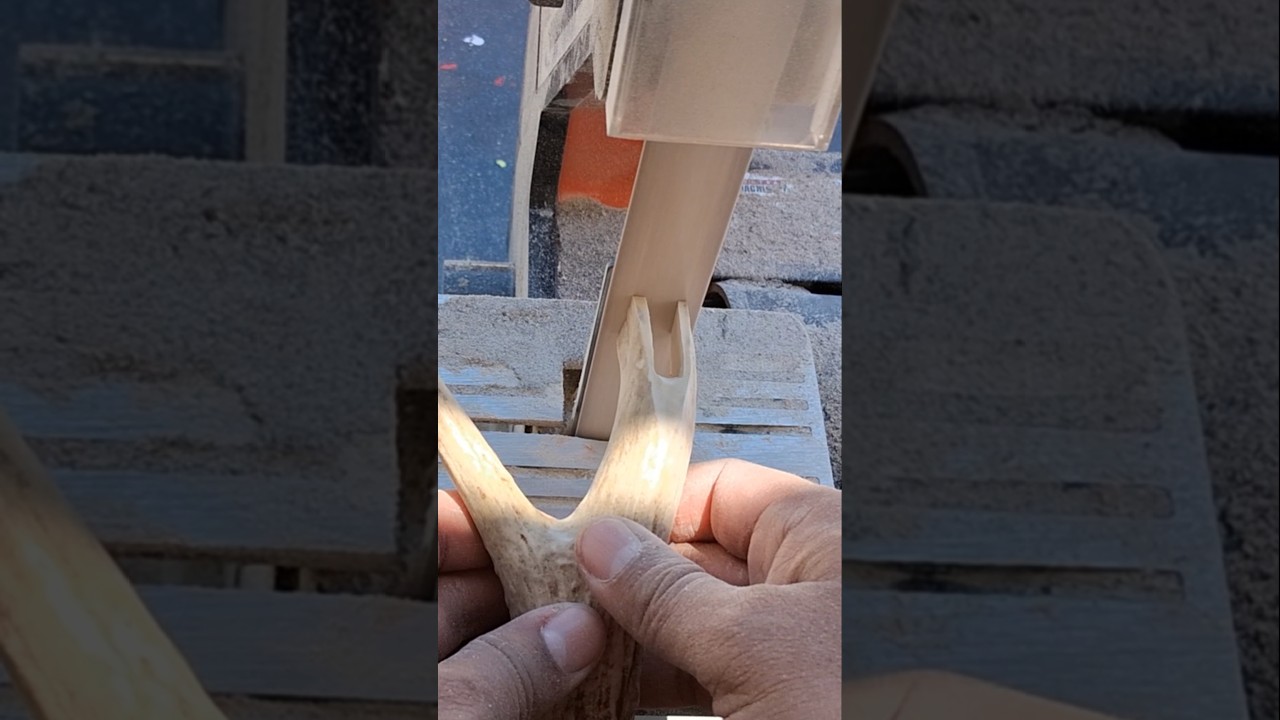 Hafting a Deer Antler Handle 
