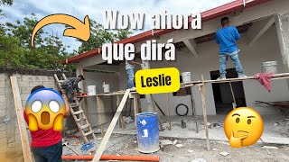 🔴Wow que dirá Leslie cuando vea su casa así 😱