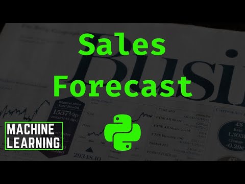 Python ML #08: Sales Forecast Tutorial with Linear Regression Model #machinelearning #coding #python