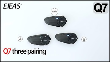 EJEAS Q7 | How to Pair THREE  Q7 Intercoms