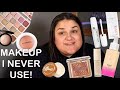Full Face of Makeup I LITERALLY Never Use! *Let&#39;s Declutter*