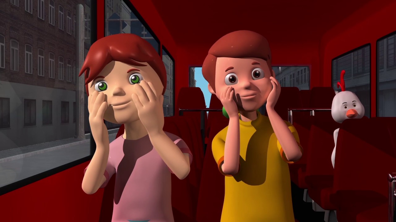 Wheels On The Bus Nursery Rhyme - Nursery Rhymes for Children