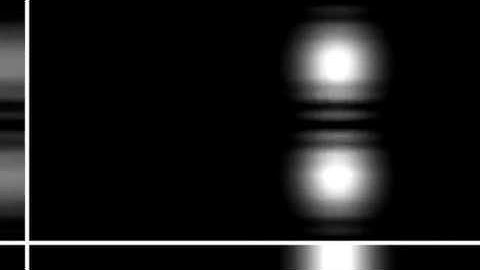 2D Gaussian Wave Packet Periodic Motion in a Rectangular Box